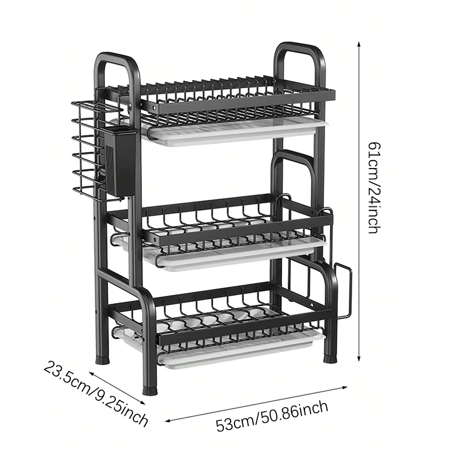 ESCURRIDOR DE PLATOS 3 NIVELES